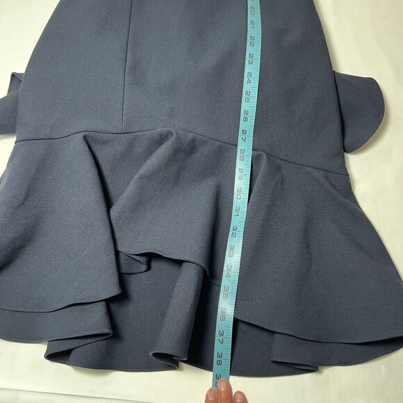 Cinq à Sept Navy Ruffle Mini Dress - Picture 6 of 11